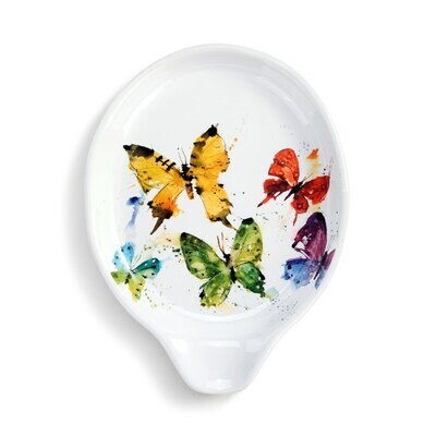 Butterflies Oval Spoon Rest