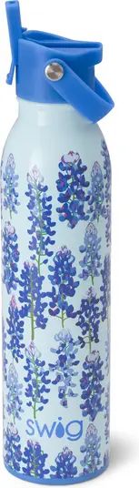 FINAL SALE Swig - Bluebonnet Flip+ Sip Water Bottle (20Oz)