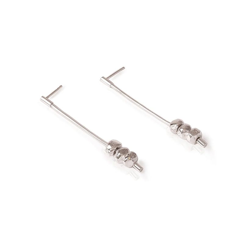 FINAL SALE Melt03 Earrings Silver (50% off)