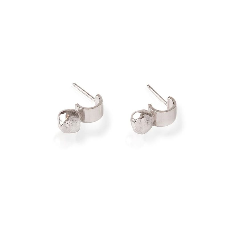 FINAL SALE Melt02 Earrings Silver (50% off)