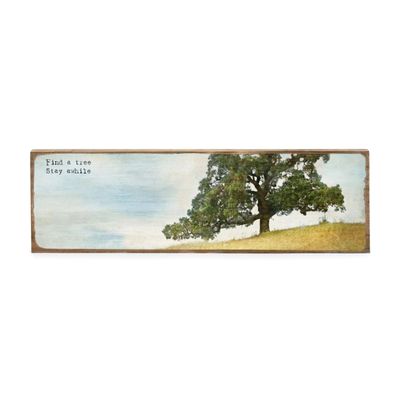 Timber Art: Stay Awhile (Tree) - Original