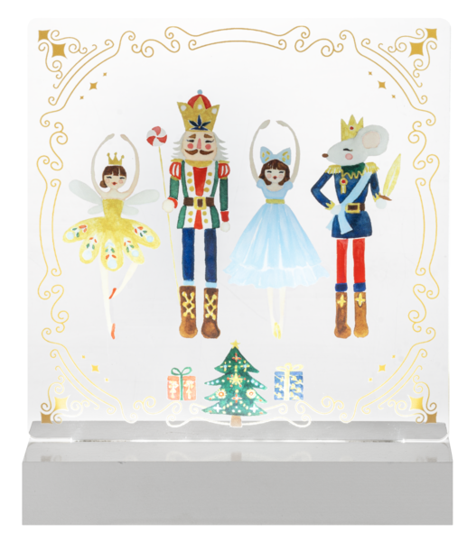 FINAL SALE LED Light Up Nutcracker Fantasy Tabletop Figurine (70%off)