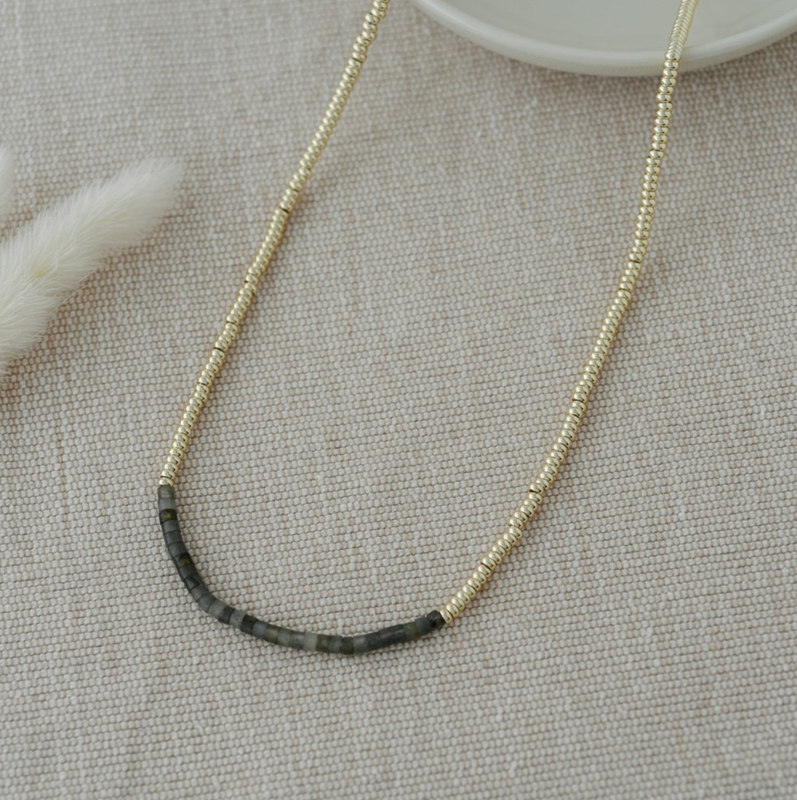 Dax Necklace Labradorite