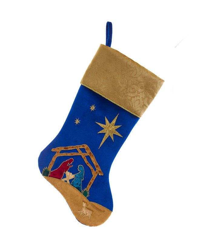 Nativity Scene Stocking