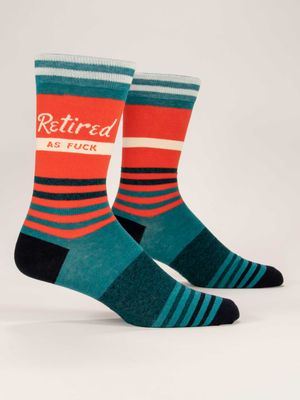 Men's Crew Sock - Retired As Fuck