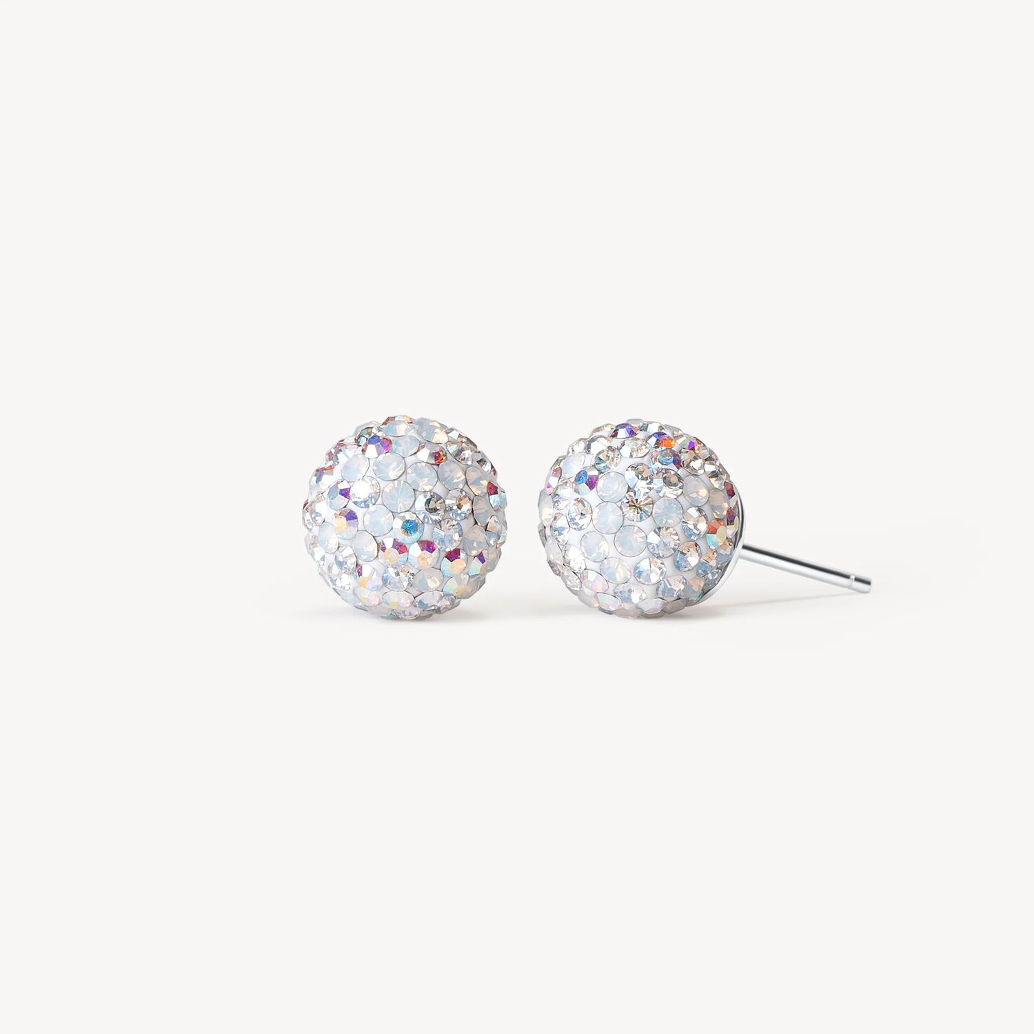 Snowflake Sparkle Ball Studs 10mm