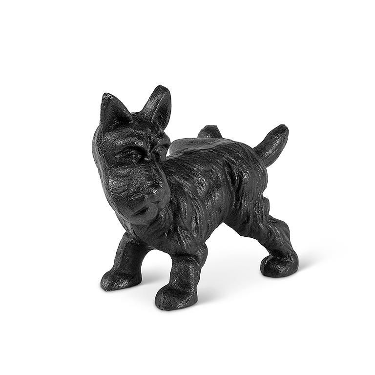 Scottie Dog Door Stopper-Blk-7"L