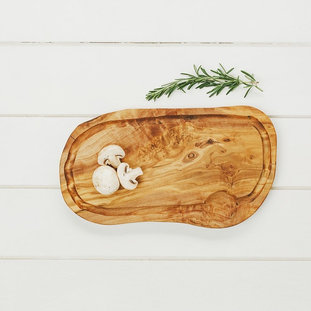 Olive Wood - Carving Board (With Groove) 45Cm