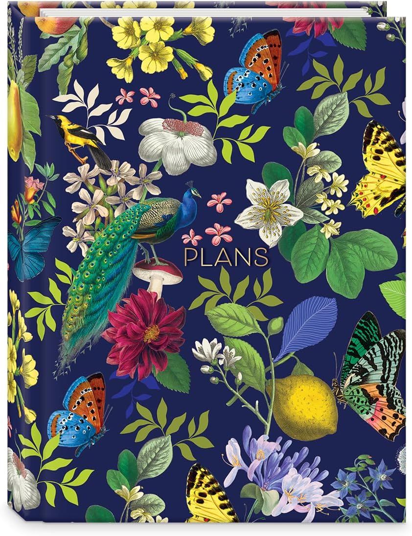 Weekly Planner Floral Pattern Undated