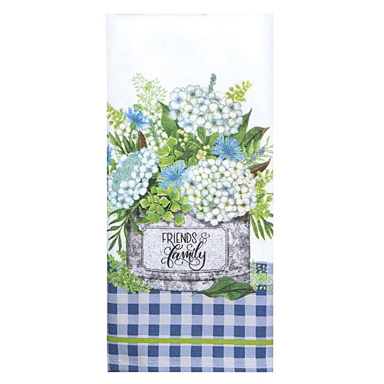 Love Grows Here Bouquet  Dual Purpose Tea Towel