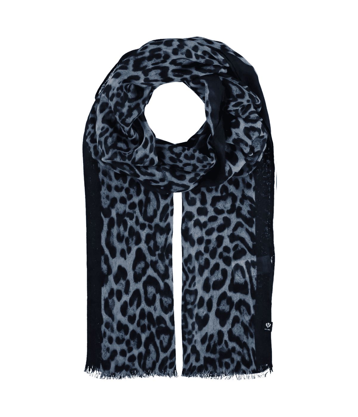 Fraas – 602031 – Traditional Leopard Polyester Print Scarf