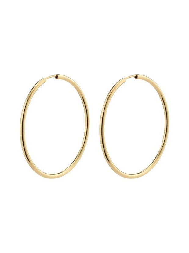 APRIL recycled medium-size hoop earrings