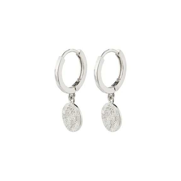 FINAL SALE Coin Hoop Earrings (50% off)