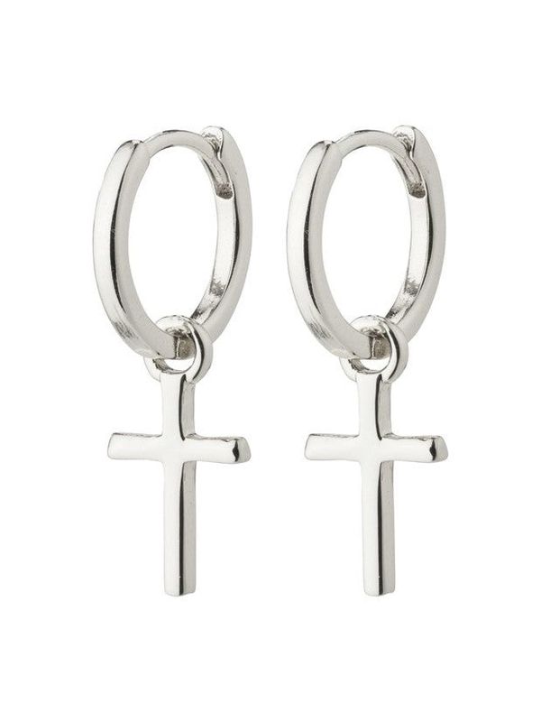 FINAL SALE DAISY recycled earring silver- plated (50% off)