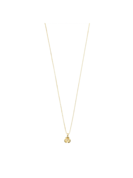 ECHO recycled pendant necklace gold-plated