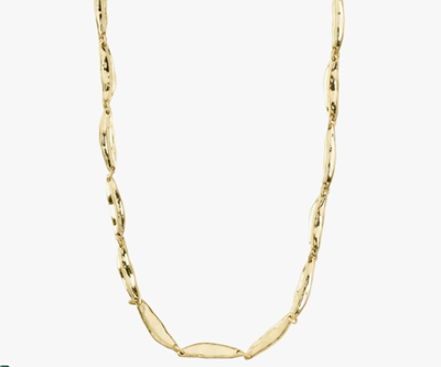 FINAL SALE ECHO recycled necklace gold-plated (50% off)