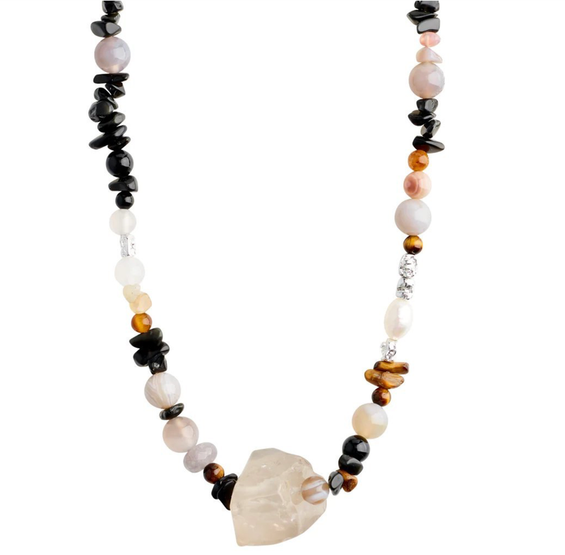 FINAL SALE Flow Necklace Silver Plated (50% off)