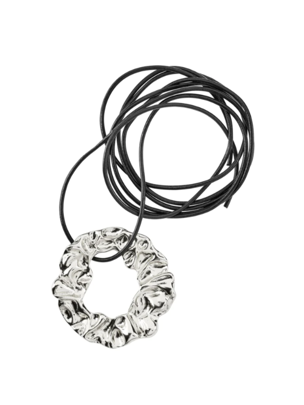 FINAL SALE HEAT recycled multi chain silver- plated (50% off)