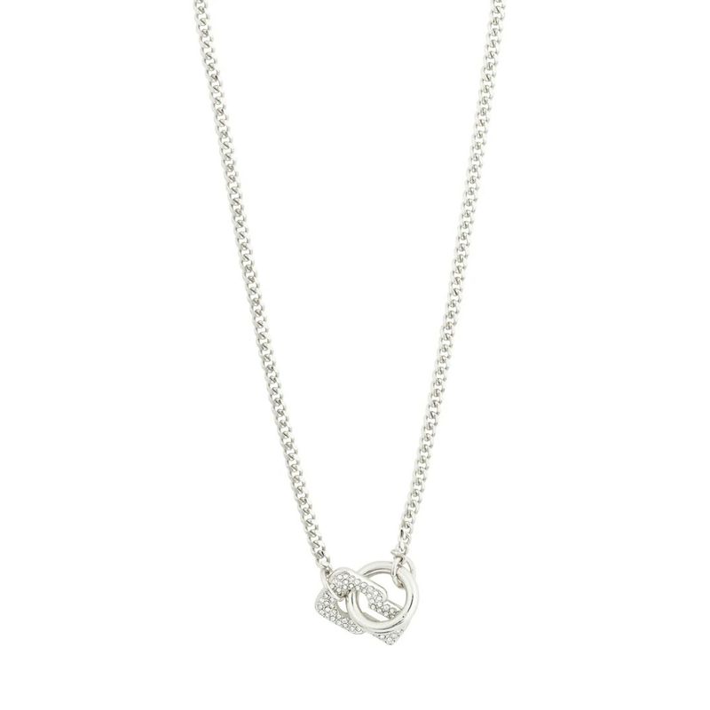 FINAL SALE LEARN recycled crystal pendant necklac (50% off)