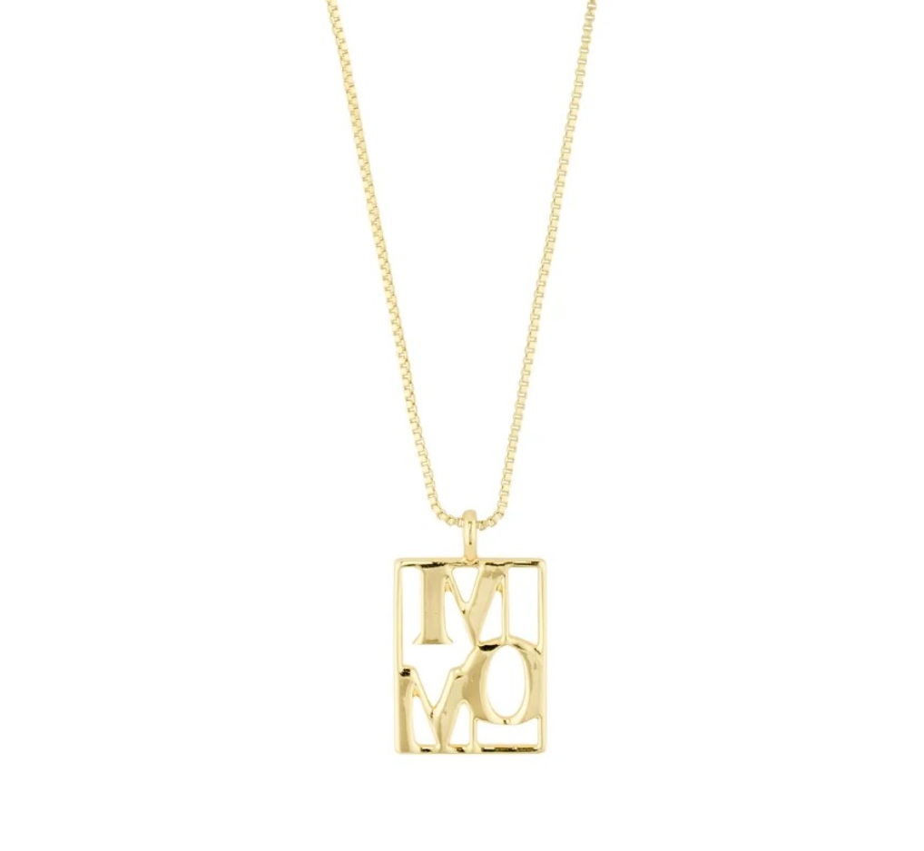 MOM necklace gold-plated