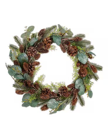 FINAL SALE Balsam & Pinecone Wreath Lg (70%)