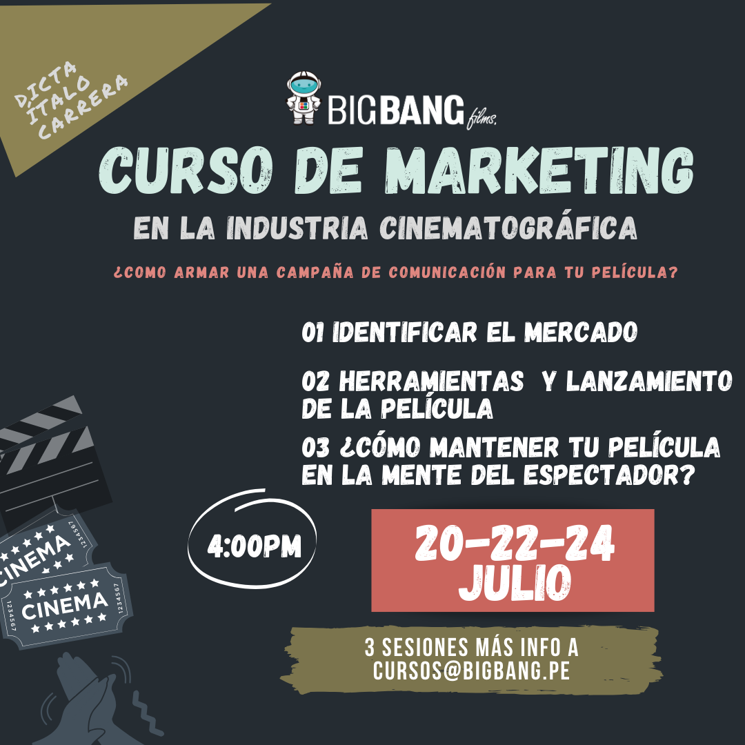 CURSO DE MARKETING EN LA INDUSTRIA CINEMATOGRÁFICA