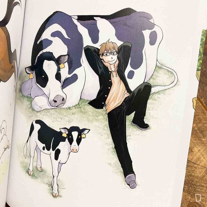 荒川弘《銀之匙 Silver Spoon 彩色畫集》台灣中文版畫集