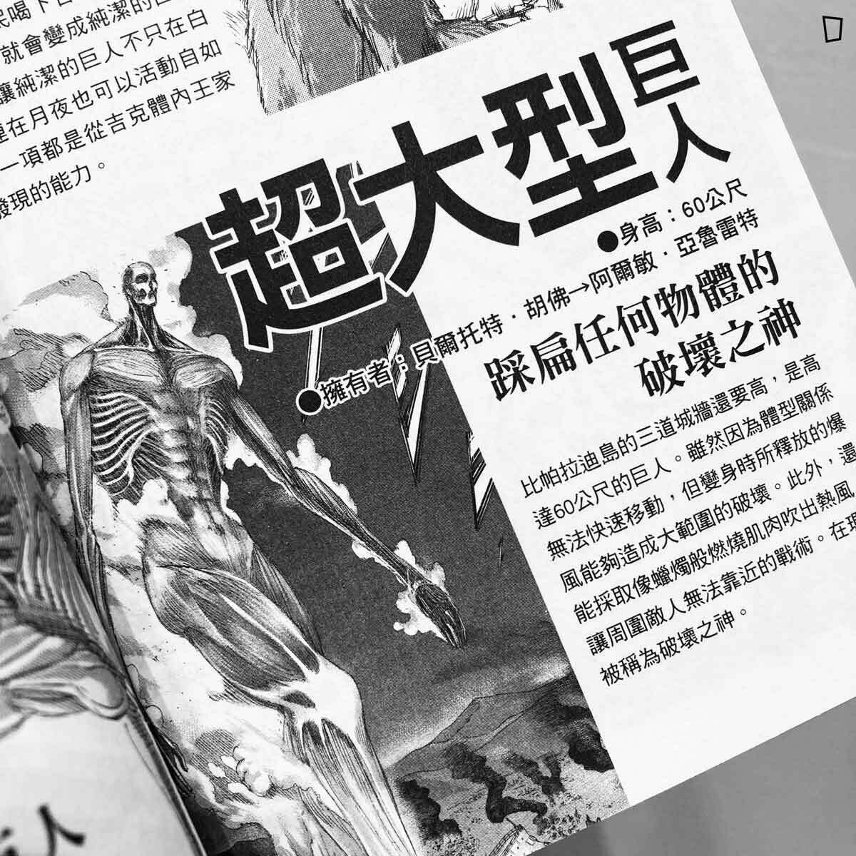 諫山創 進擊的巨人 人物角色名鑑final