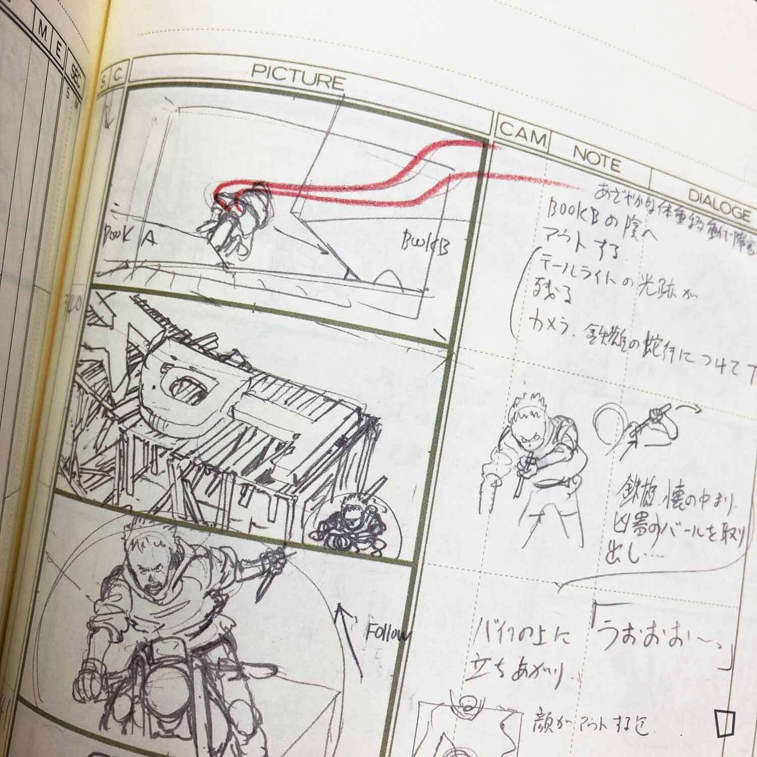 大友克洋 Animation AKIRA Storyboards 2冊セット（OTOMO THE COMPLETE
