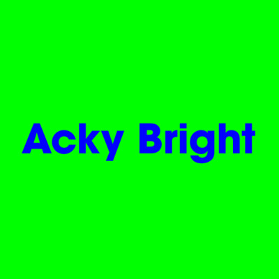 Acky Bright