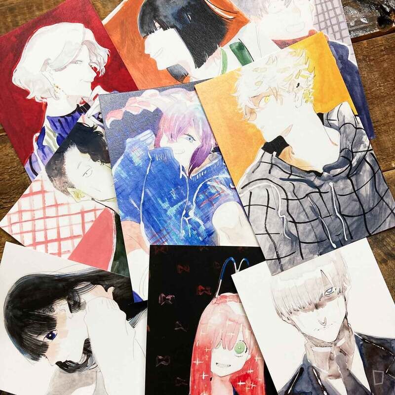 山口飛翔《藍色時期》Postcard Pack 2（只限店內選購）