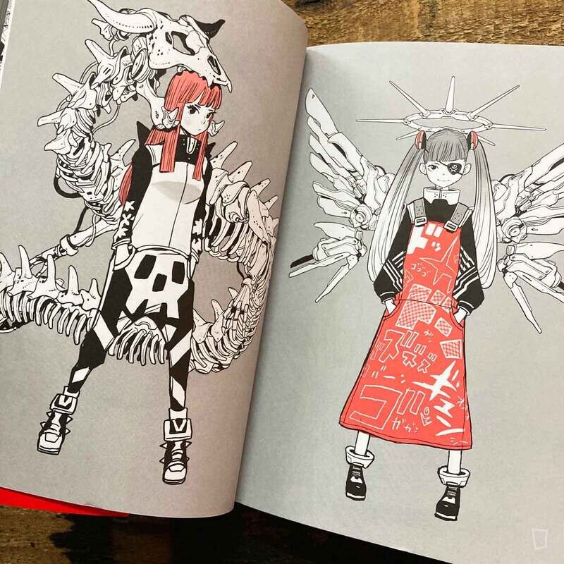 Acky Bright《B/W》插畫集