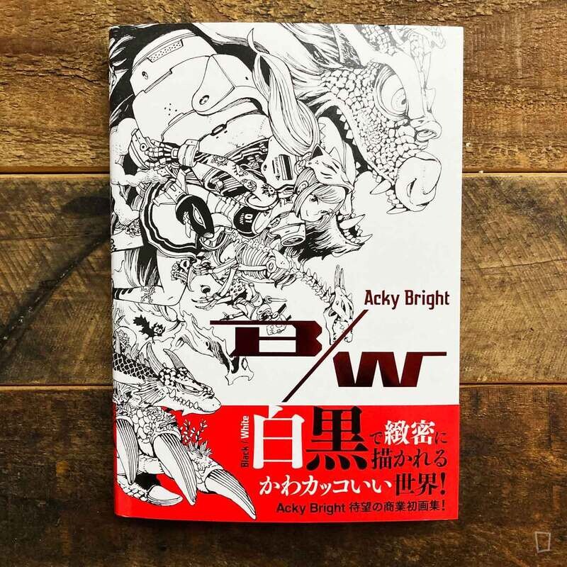 Acky Bright《B/W》插畫集