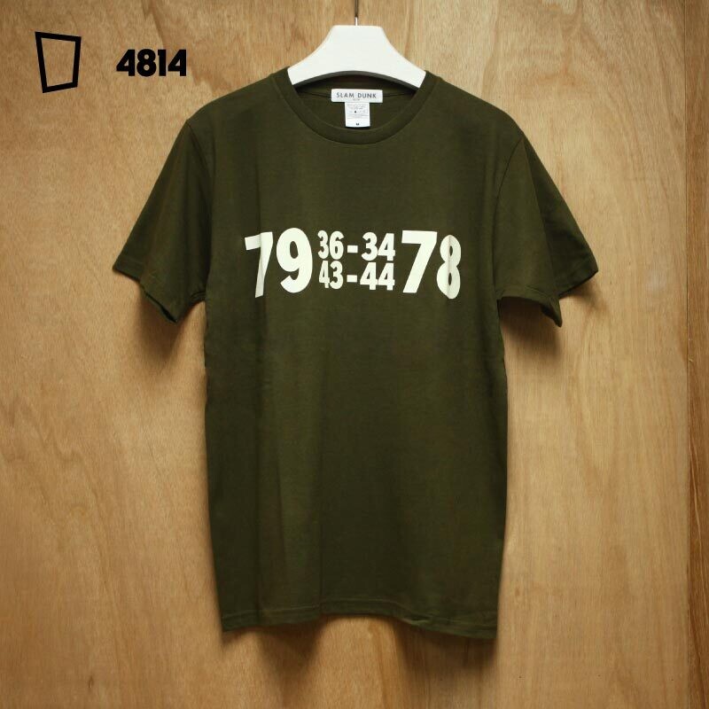 井上雄彥《SLAM DUNK》　「79:78」T-Shirt（深綠色）