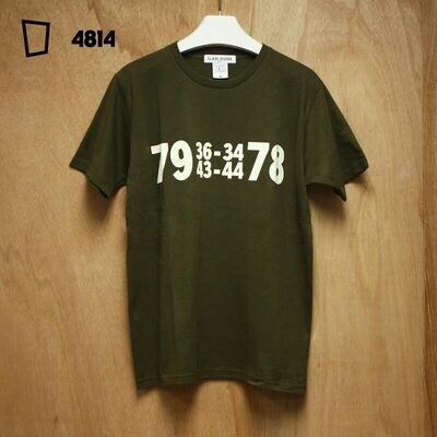 井上雄彥《SLAM DUNK》　「79:78」T-Shirt（深綠色）