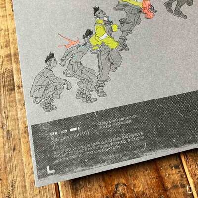 Kenny Mok《Sandevistan》Art Print