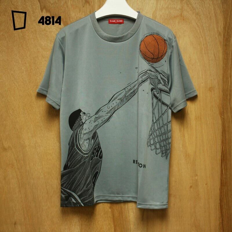 井上雄彥《SLAM DUNK》　赤木剛憲 REJECTION  T-Shirt（灰色）