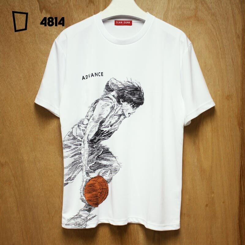 井上雄彥《SLAM DUNK》　流川楓 ADVANCE T-Shirt（白色）