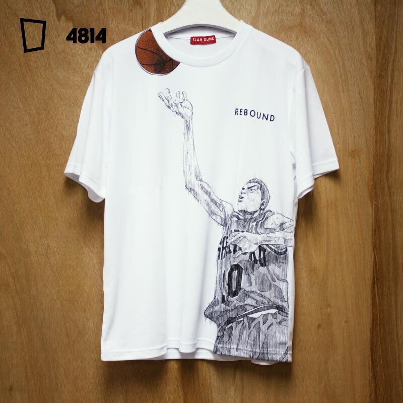 井上雄彥《SLAM DUNK》　櫻木花道 REBOUND T-Shirt（白色）