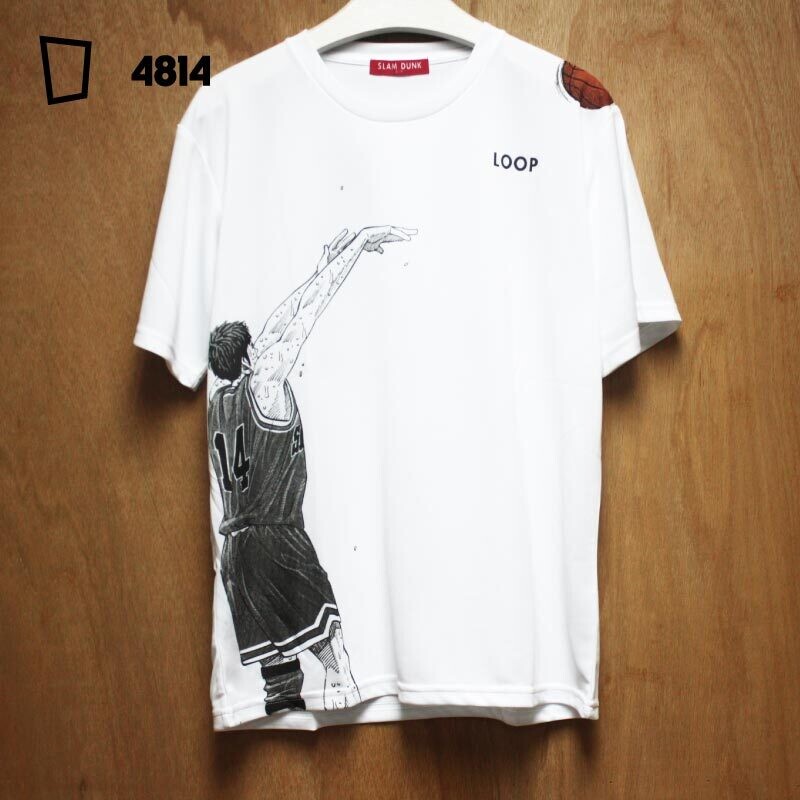 井上雄彥《SLAM DUNK》 三井壽 LOOP T-Shirt(白色) 井上雄彥《SLAM DUNK》 三井壽 LOOP T-Shirt(白色)
