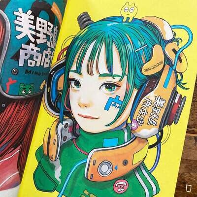 ざしきわらし《COLOR PALETTE》Illustration 畫集