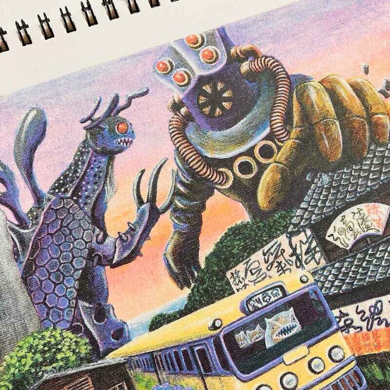 ★逆柱いみり『怪獣 riso zine』 IMIRISAKABASHIRA ZINE / RISOGRAPH】逆柱いみり | 総天然色怪獣図鑑 | twelvekyoto