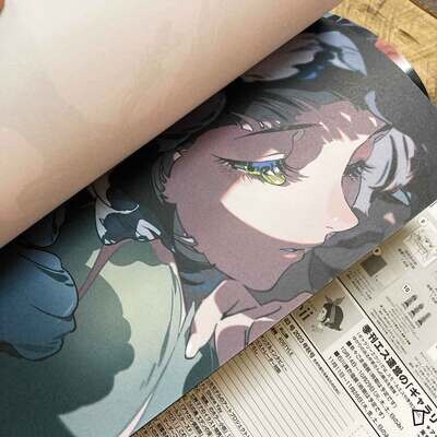 米山舞　イラスト集　季刊エス　雑誌 表紙&巻頭特集&メイキングに米山舞が登場！特別付録：米山舞