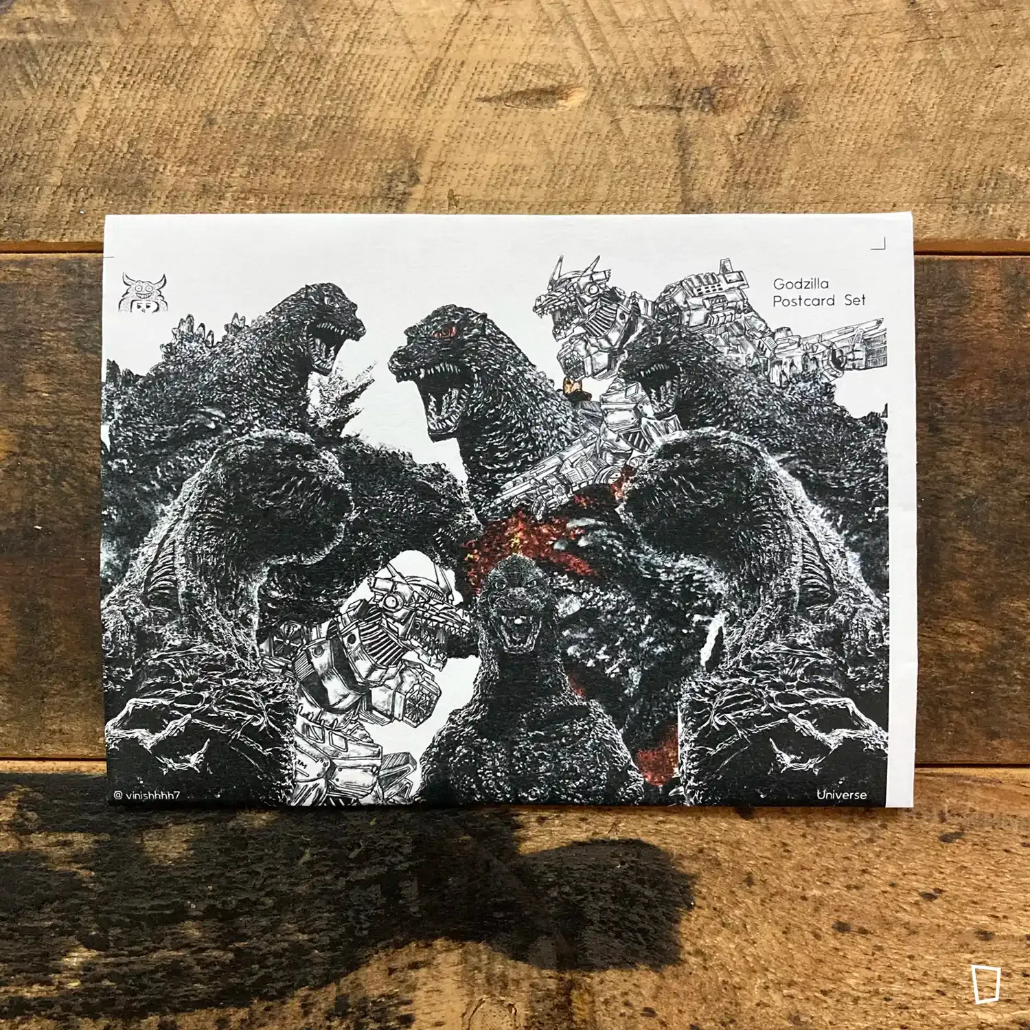 Vinishhhh7「哥斯拉」【 G - Postcard Set 】 Vinishhhh7「哥斯拉」【 G - Postcard Set 】