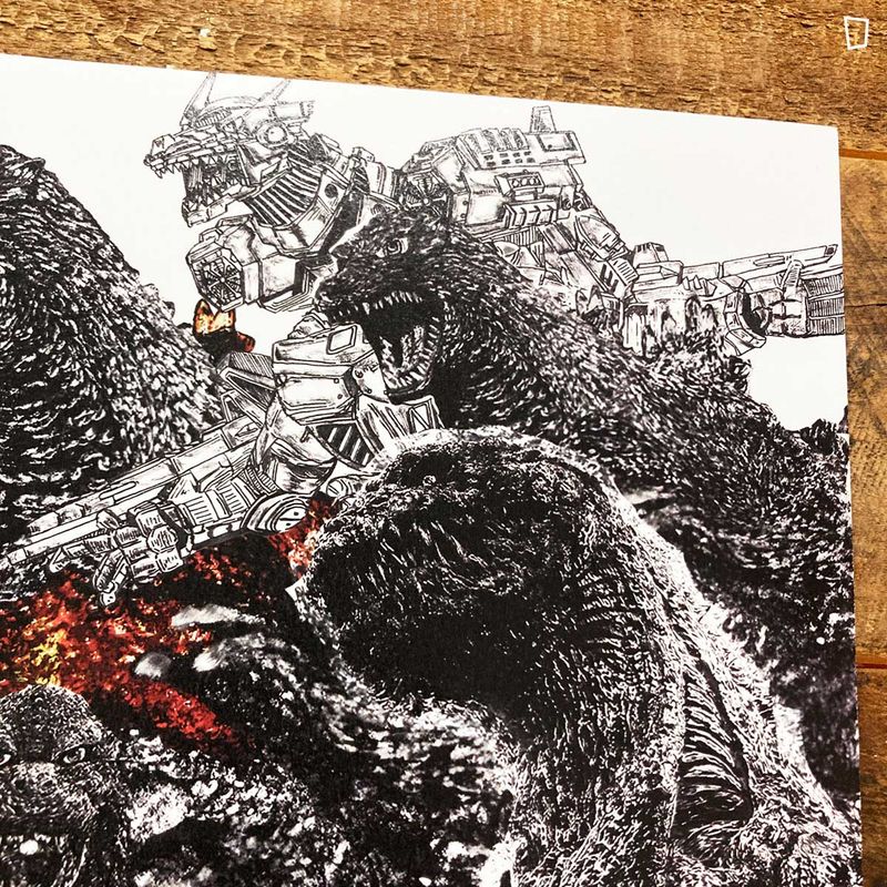 Vinishhhh7「哥斯拉」Poster（A4）