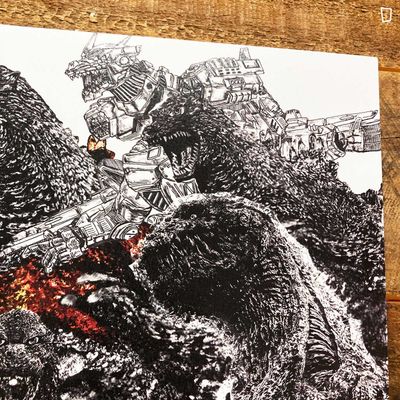 Vinishhhh7「哥斯拉」Poster(A4)