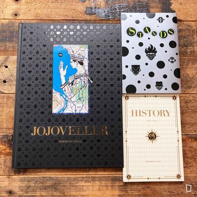 荒木飛呂彥《JOJOVELLER》盒裝豪華日本畫集（2013 年）