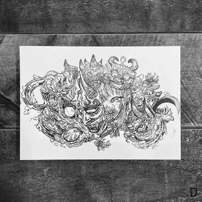 Vinishhhh7 原創作品【 阡 】Postcard(A5) Vinishhhh7 原創作品【 阡 】Postcard(A5)