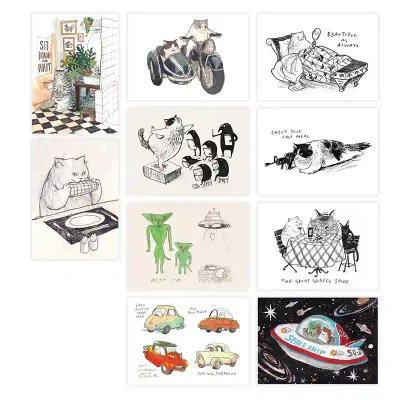 黑山 Kathy Lam A6 Postcard（有貨，只限到店購買）