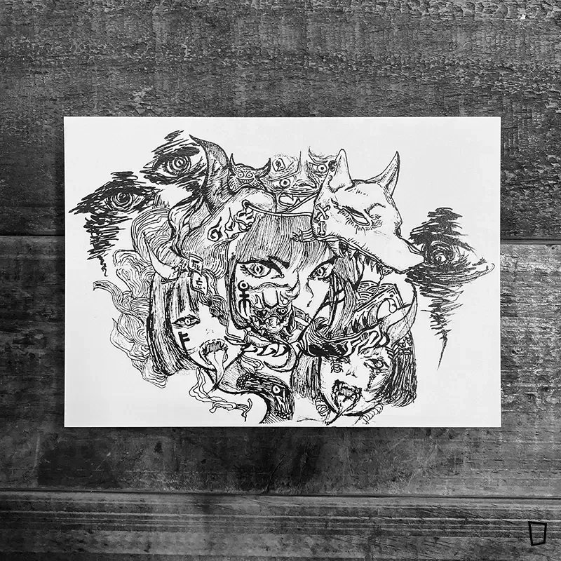 Vinishhhh7 原創作品【 注目 】Postcard（A5）